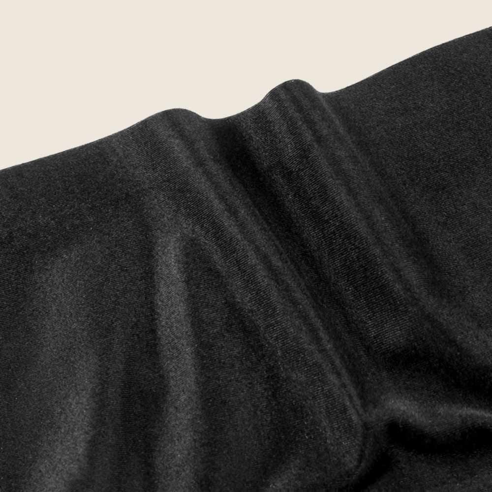 Lilova Period Proof Underwear Leak Free Menstrual Panty Built In Absorbent Undies Best Cycle Protection Panties Brief Seamless Soft-Brushed Cloud High-Waist #color_black