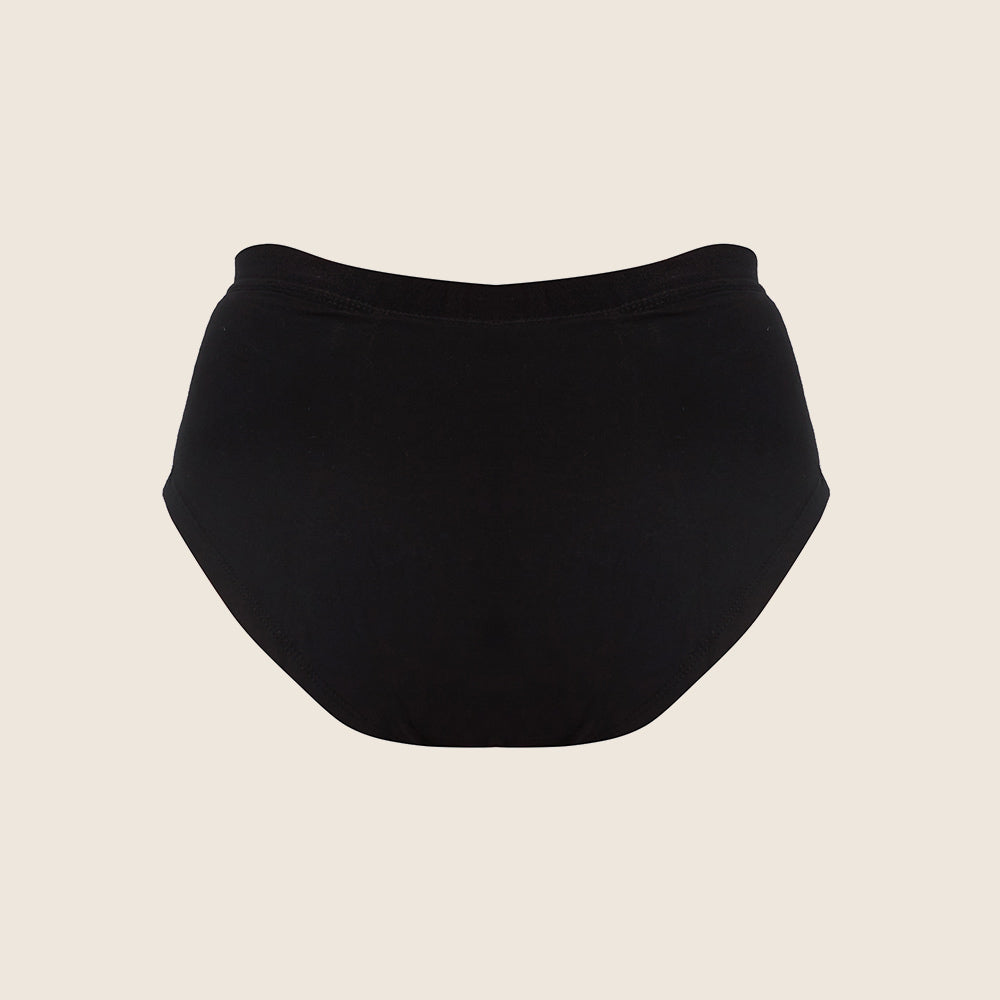 Lilova Period Proof Underwear Leak Free Menstrual Panty Built In Absorbent Undies Best Cycle Protection Panties Jade Cotton Brief heavy absorbency