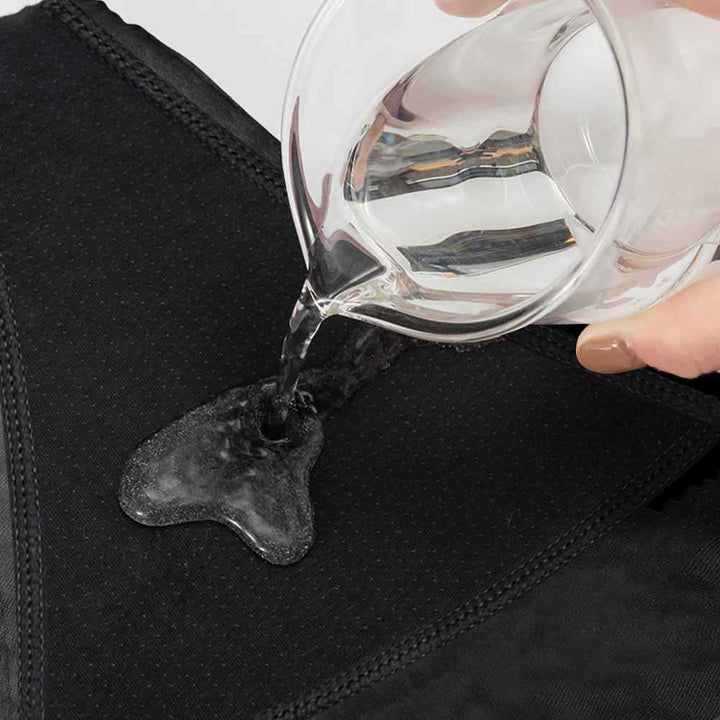 Lilova Period Proof Underwear Leak Free Menstrual Panty Built In Absorbent Undies Best Cycle Protection Panties Brief Seamless Soft-Brushed Cloud Thong #color_black