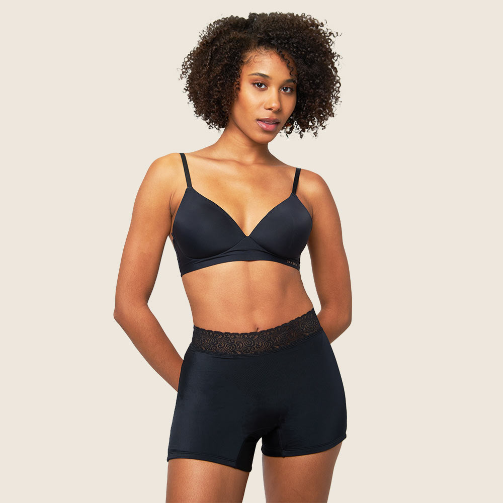 Lilova Period Proof Underwear Leak Free Menstrual Panty Built In Absorbent Undies Best Cycle Protection Panties heavy absorbency Brief Olivia Boyshort