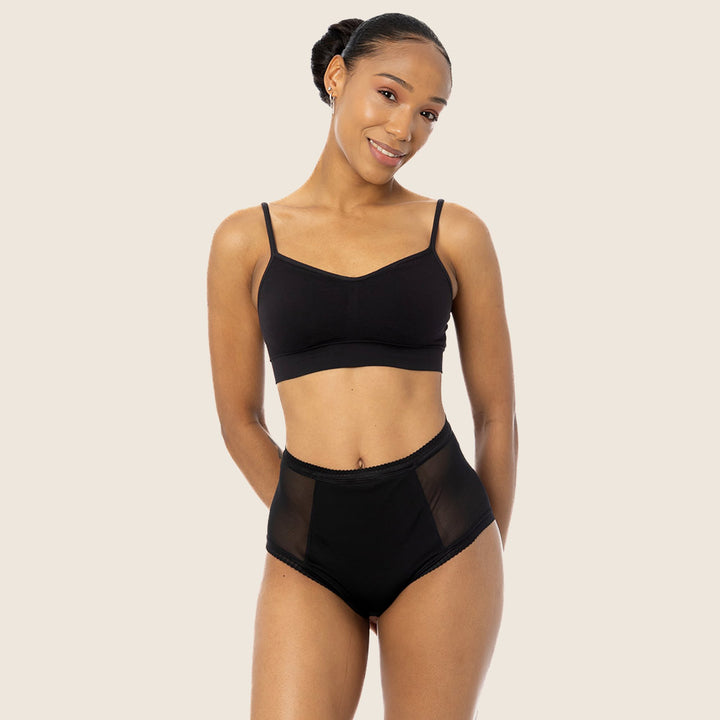 Lilova Period Proof Underwear Leak Free Menstrual Panty Built In Absorbent Undies Best Cycle Protection Panties Brief Stella High-Waist