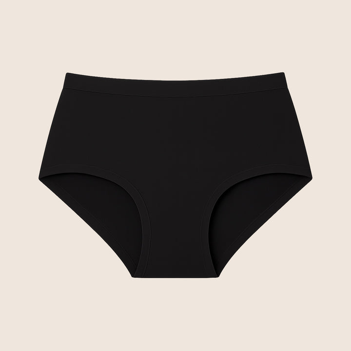 Lilova Period Proof Underwear Leak Free Menstrual Panty Built In Absorbent Undies Best Cycle Protection Panties Jade Cotton Brief heavy absorbency