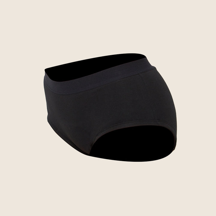 Lilova Period Proof Underwear Leak Free Menstrual Panty Built In Absorbent Undies Best Cycle Protection Panties Jade Cotton Brief heavy absorbency