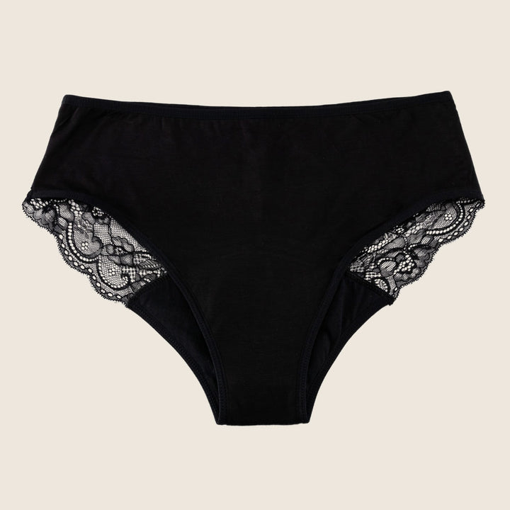 Lilova Period Proof Underwear Leak Free Menstrual Panty Built In Absorbent Undies Best Cycle Protection Panties Lace Bamboo High-Waist