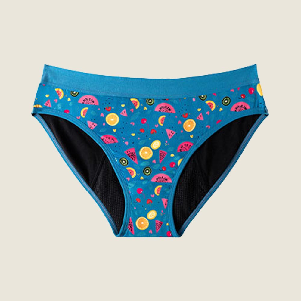 Lilova Period Proof Underwear Leak Free Menstrual Panty Built In Pad Absorbent Undies Best Cycle Protection Panties Teen Teenager Tween Lily Cotton Bikini #color_fruit-punch