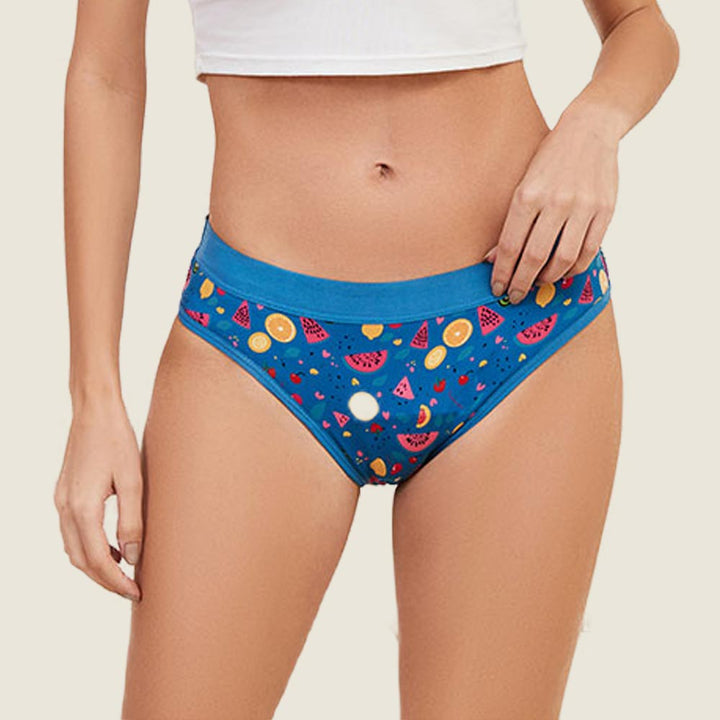 Lilova Period Proof Underwear Leak Free Menstrual Panty Built In Pad Absorbent Undies Best Cycle Protection Panties Teen Teenager Tween Lily Cotton Bikini #color_fruit-punch