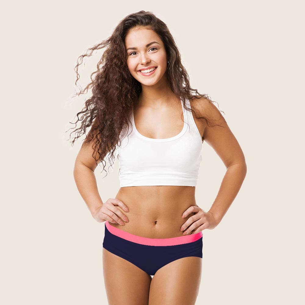 Teen Ella Cotton Brief Lilova Period Proof Underwear Leak Free