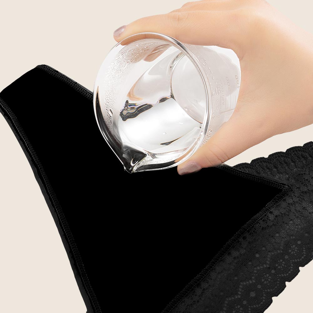 Lilova Period Proof Underwear Thong Leak Free Menstrual Panty Built In Absorbent Undies Best Cycle Protection Panties Organic Cotton
