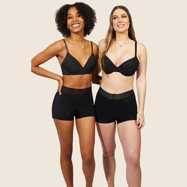 Lilova Period Proof Underwear Leak Free Menstrual Panty Built In Absorbent Undies Best Cycle Protection Panties heavy absorbency Brief Olivia Boyshort