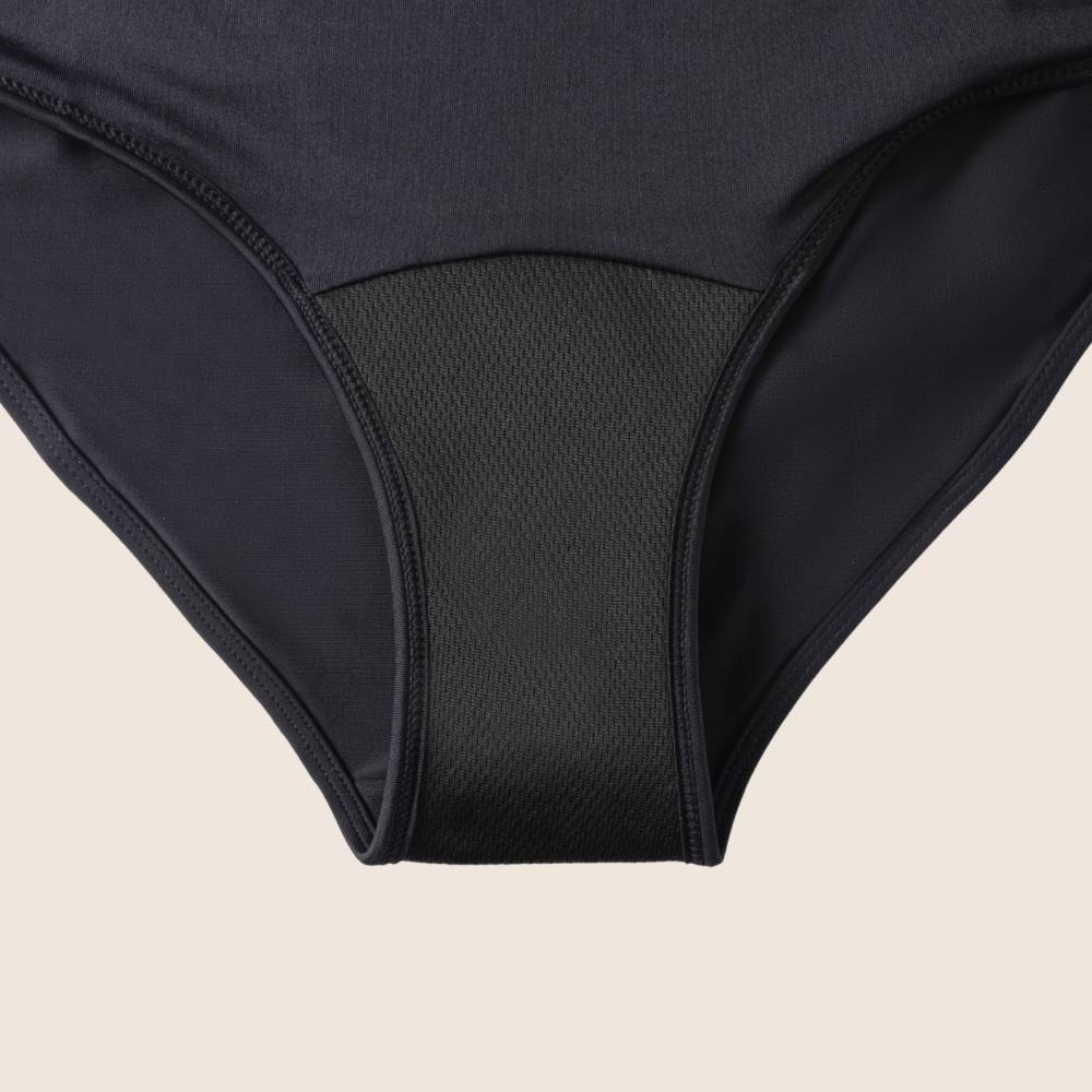 Swimwear Pleated High-Waist Bottom