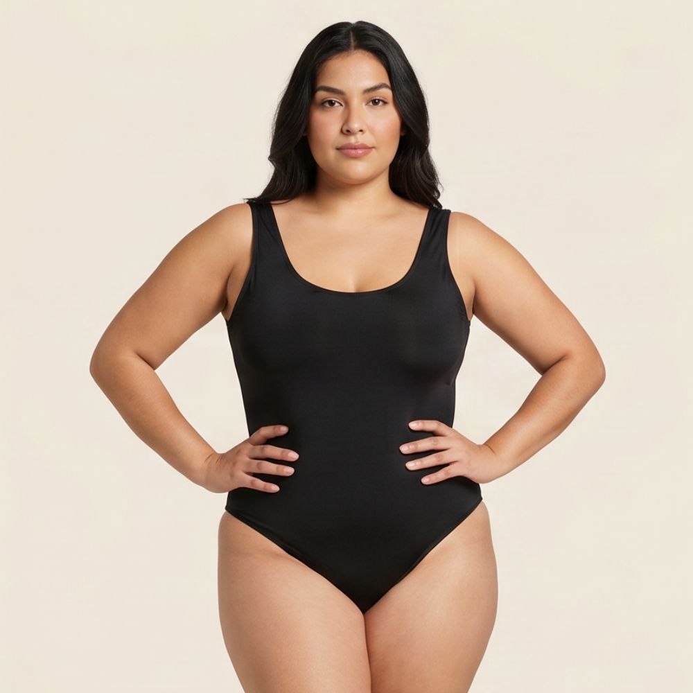 Plus-Size One-Piece Swimsuit - Lilova