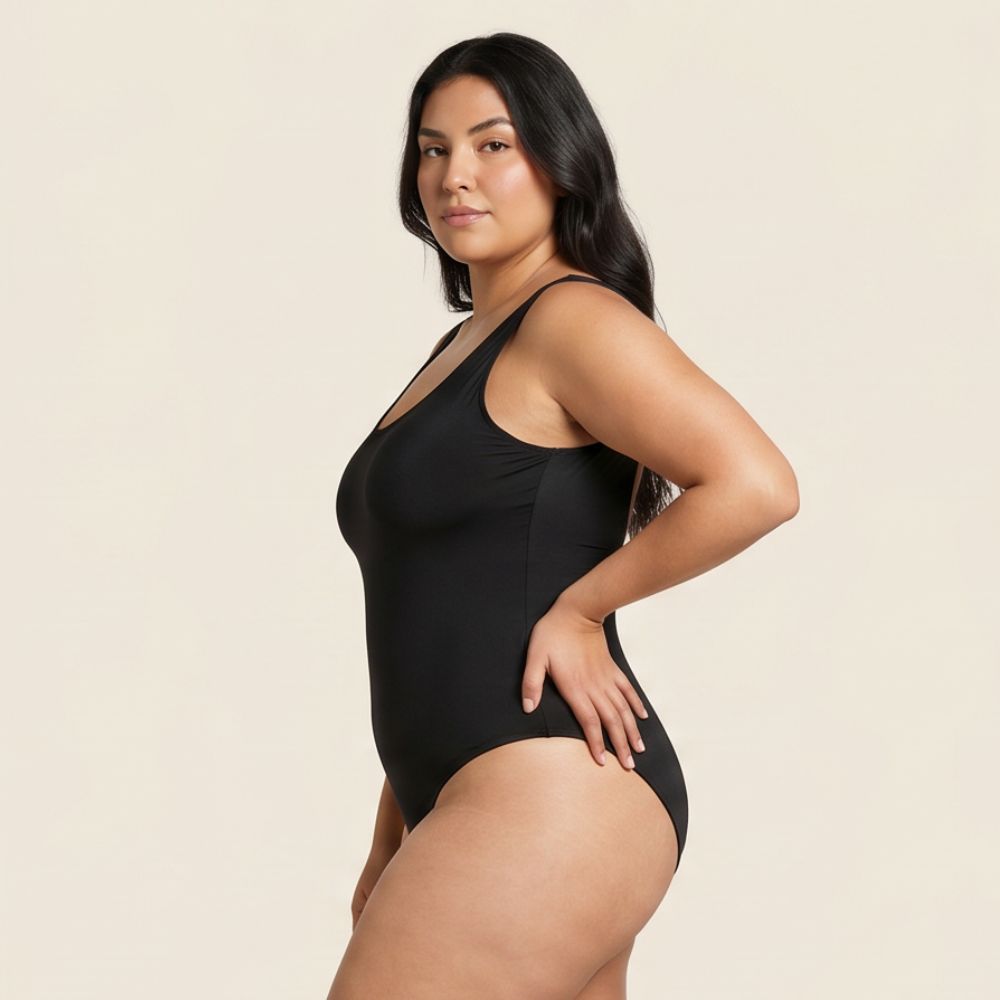 Plus-Size One-Piece Swimsuit - Lilova