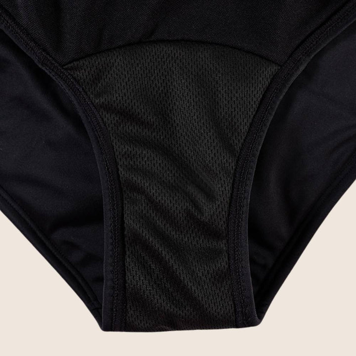 Teens Square Neck One-Piece Swimsuit - Lilova