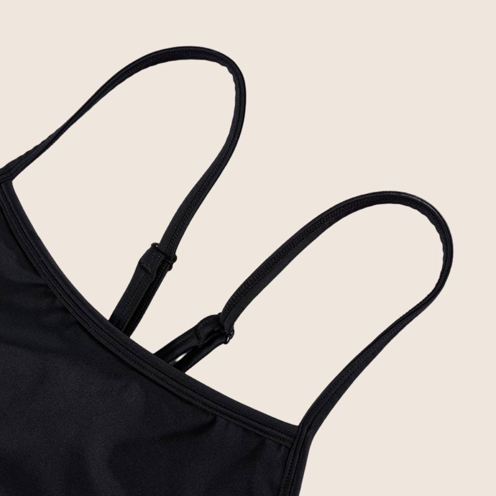 Teens Square Neck One-Piece Swimsuit - Lilova