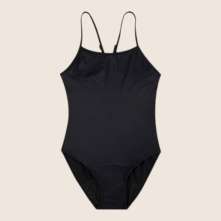 Teens Square Neck One-Piece Swimsuit - Lilova