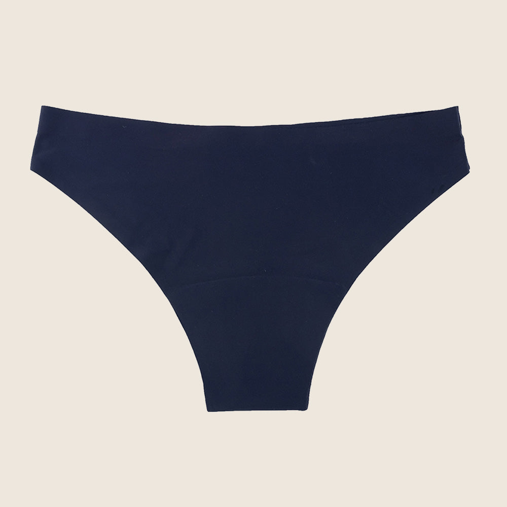 Lilova Period Proof Underwear Leak Free Menstrual Panty Built In Absorbent Undies Best Cycle Protection Panties Brief Seamless Second Skin Cheeky #color_navy
