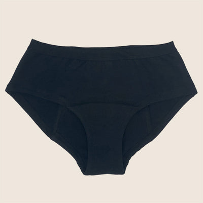 Lilova Period Proof Underwear Leak Free Menstrual Panty Built In Absorbent Undies Best Cycle Protection Panties Jade Cotton Brief heavy absorbency