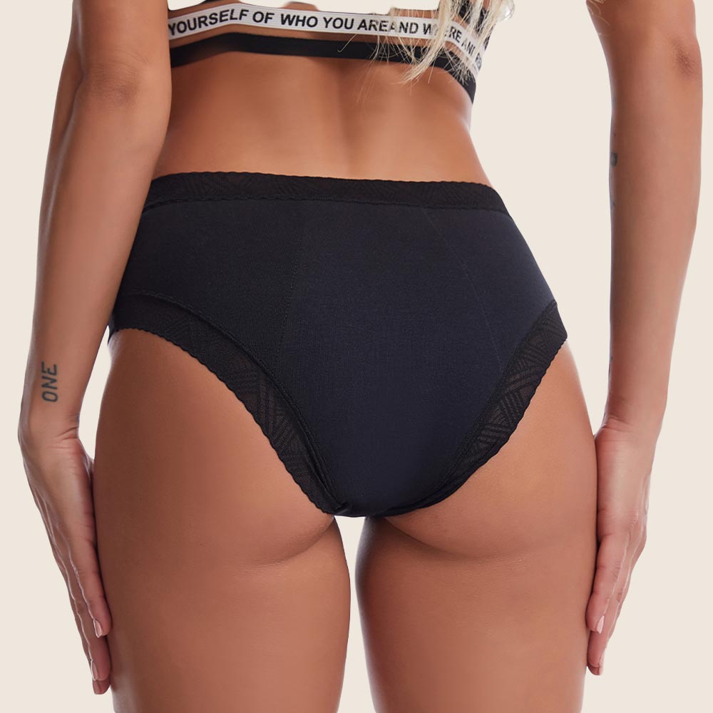 Lilova Period Proof Underwear Leak Free Menstrual Panty Built In Absorbent Undies Best Cycle Protection Panties Brief Donna Cotton Hipster