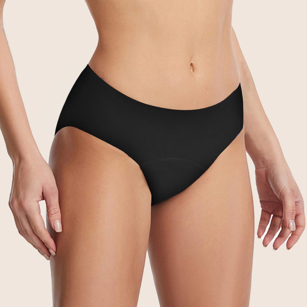 Second Skin Bikini Lilova Period Proof Underwear Leak Free Menstrual Panties Coffee / S