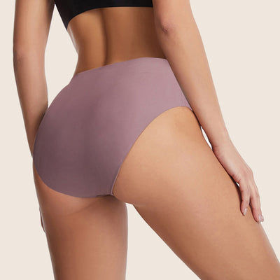 Lilova Period Proof Underwear Leak Free Menstrual Panty Built In Absorbent Undies Best Cycle Protection Panties heavy absorbency Brief Seamless Second Skin Bikini #color_coffee